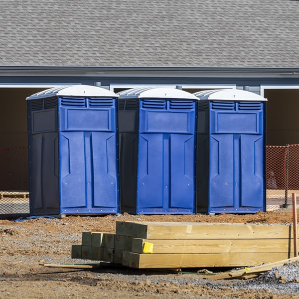 do you offer hand sanitizer dispensers inside the porta potties in Cooksville Illinois